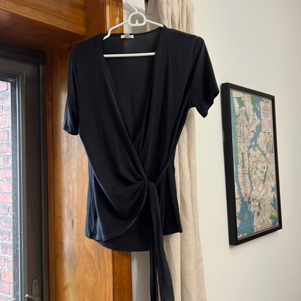 BP tie waist blouse